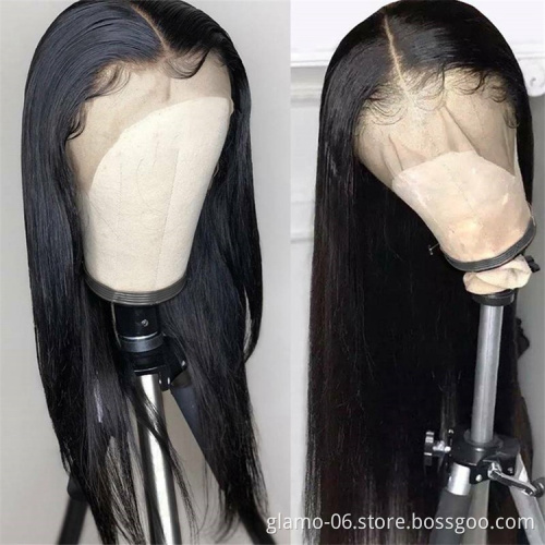 Annione Cuticle Aligned Hair Brazilian Hair Wigs Curly Brazilian Human Hair Glueless Full Hd Lace Wig HD Lace Wig
